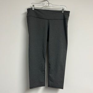 Fabletics Capri Legging. New with tags. No pockets. Grey. Size XL.